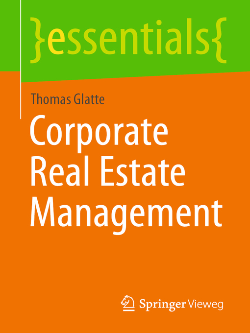 Cover image for Corporate Real Estate Management